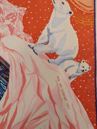 Carré “Into the Canadian Wild” Dessiné par Alice Shirley, édition 2017, créé à l’occasion du 150ᵉ anniversaire du Canada. , détail