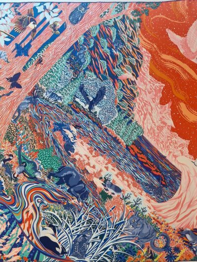 Carré “Into the Canadian Wild” Dessiné par Alice Shirley, édition 2017, créé à l’occasion du 150ᵉ anniversaire du Canada.